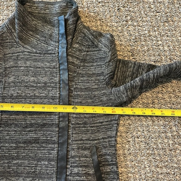 Calvin Klein Side Zip Office Career Wool Blend Jacket Women’s XS Sweater Moto - Picture 8 of 9